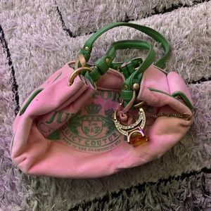Pink and Green Juicy Couture Purse